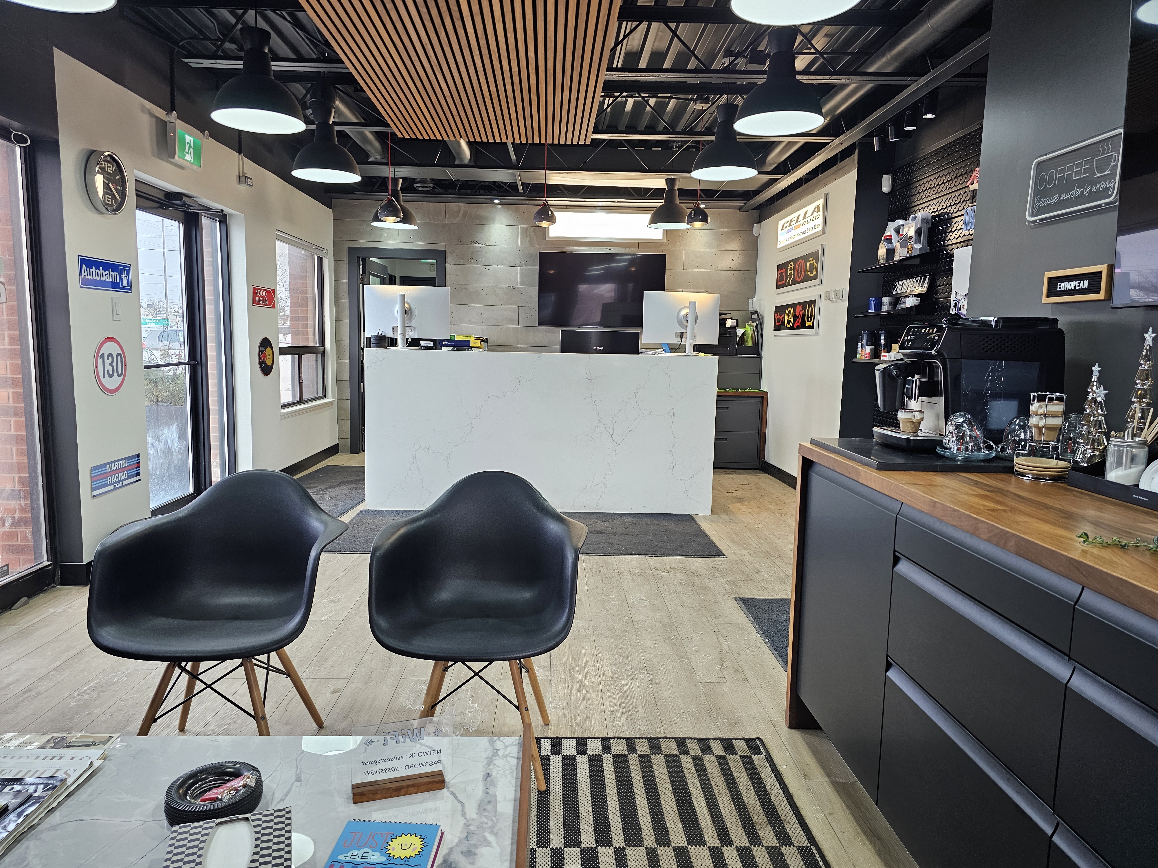 Cella Auto facility interior